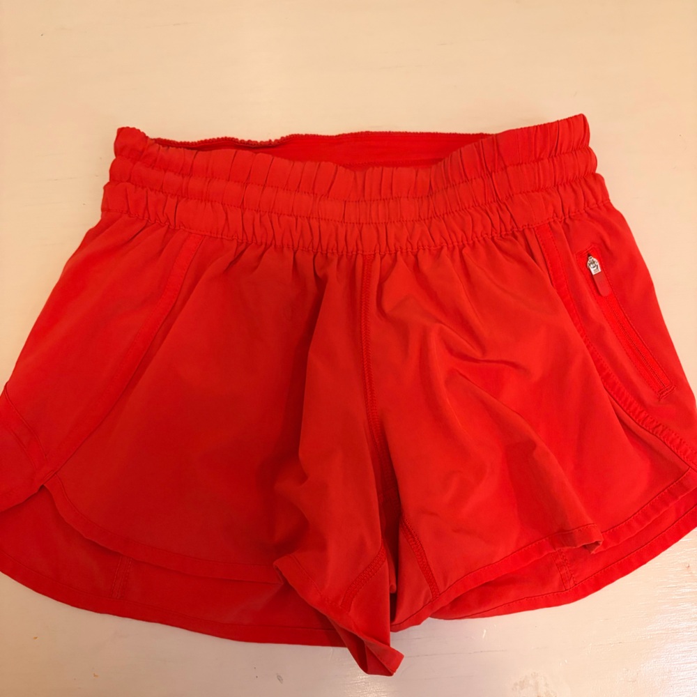 lululemon athletica Red Athletic Shorts